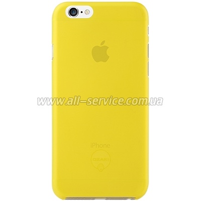 OZAKI O!coat-0.3-Jelly iPhone 6 Yellow (OC555YL)