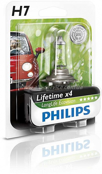   Philips H7 LongLife EcoVision (12972LLECOB1)