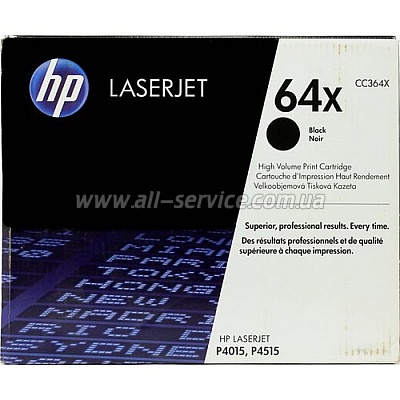   HP 64X  LJ P4015/ P4515 (CC364X)