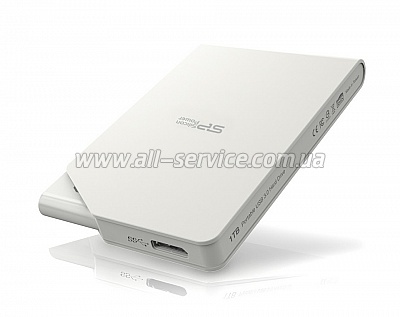  500GB SILICON POWER Stream S03 USB 3.0 White (SP500GBPHDS03S3W)