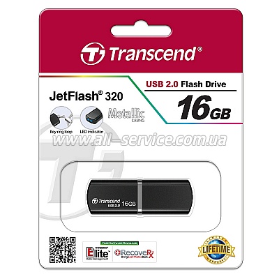  16GB Transcend JetFlash 320 (TS16GJF320K)