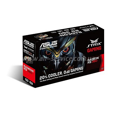  ASUS Radeon R9 380 2GB DDR5 Strix (STRIX-R9380-DC2OC-2GD)