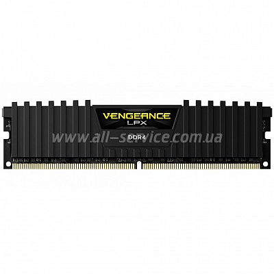  16GB CORSAIR Vengeance LPX Black DDR4 2666Mhz (CMK16GX4M1A2666C16)