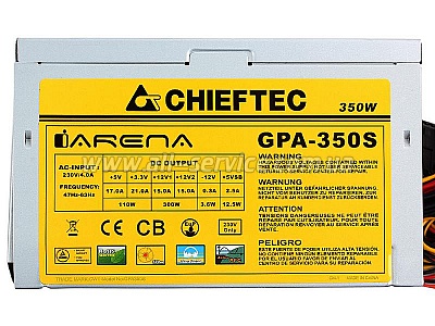   CHIEFTEC iArena 350W ATX 2.3 APFC FAN12cm GPA-350SBulk