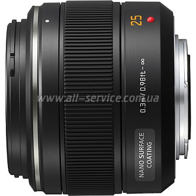  Panasonic Micro 4/3 Lens 25mm F/1.7 (H-H025ME-K)