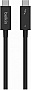 ���� ������ USB-C to USB-C 2.0m Thunderbolt 4 40Gbps 100w black Belkin (INZ002BT2MBK)