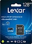 ����� ������ Lexar 128GB microSDXC class 10 UHS-I 633x (LSDMI128BB633A)