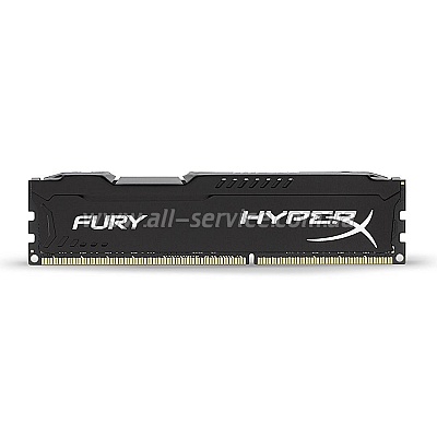  8Gb KINGSTON HyperX OC DDR3, 1866Mhz CL10 Fury Black (HX318C10FB/8)