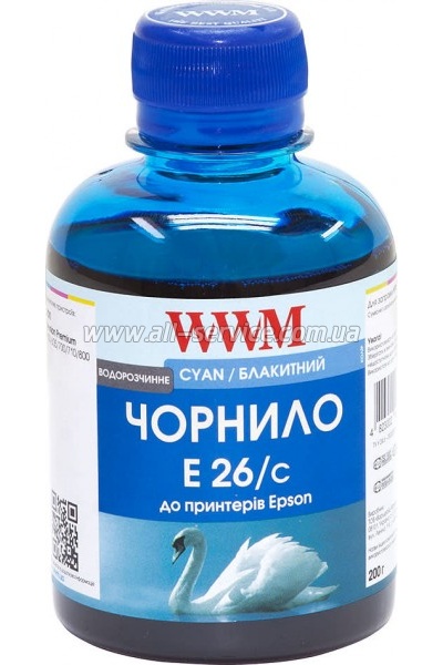  WWM 200 EPSON Expression Premium XP-600/ XP-605/ XP-700 Cyan (E26/C)