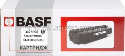�������� BASF OKI C510/ C511/ C530 ������ 44973540 Black (BASF-KT-44973540)