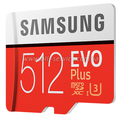   512GB Samsung microSDXC EVO Plus Class 10 UHS-I U3 (MB-MC512GA/RU)