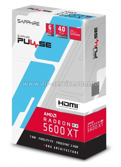  Sapphire Radeon RX 5600 XT Pulse (11296-01-20G)