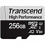   Transcend 256GB microSDXC C10 UHS-I U3 A2 R100/W85MB/s + SD (TS256GUSD330S)