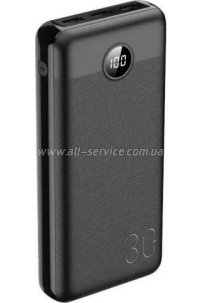 ������� ������������� Veger L30 30000mAh PD 20W black (6970453554167)