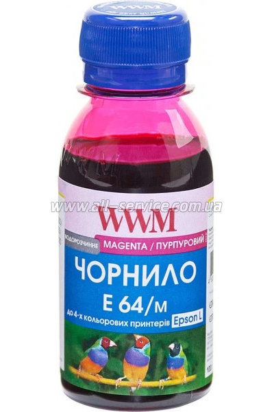 Чернила WWM для Epson L110/ L210/ L355 100г Magenta (E64/M-2) Чернила WWM для Epson L110/ L210/ L355 100г Magenta (E64/M-2)