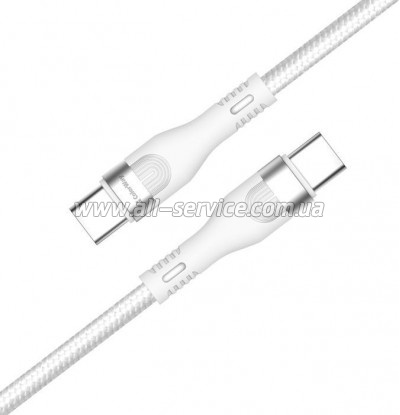   ColorWay USB-C to USB-C 1.0m white (CW-CBPDCC065-WT)