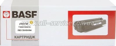 �������� BASF OKI C824/ C834/ C844 ������ 47095705 Yellow (BASF-KT-47095705)