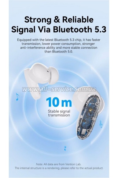 �������� Vention Elf Earbuds E01 Blue (NBFS0)