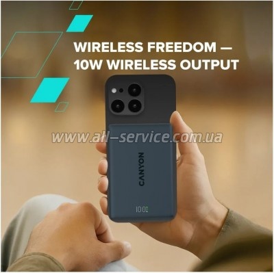 ������� ������������� Canyon 10000mAh OnPower 511 PD 20W Black (CNS-CPB511B)