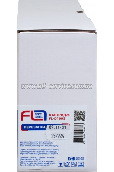 �������� Free Label Samsung MLT-D109S/ SCX-4300 (FL-D109S)