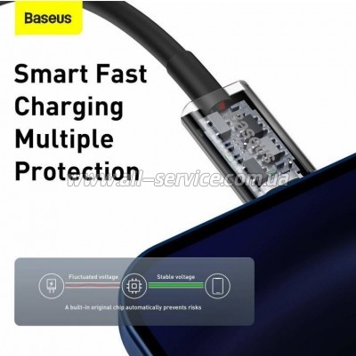 ���� ������ USB-C to Lightning 1.0m 20W Superior Series Black Baseus (CATLYS-A01)