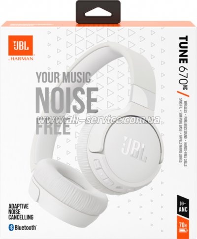  JBL Tune 670NC White (JBLT670NCWHT)