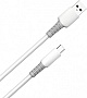 ���� ������ USB 2.0 AM to USB-C 1.0m 3A liquid silicone white ColorWay (CW-CBUC093-WT)