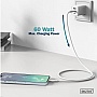 ���� ������ USB-C to USB-C 2.0m USB 2.0 60W silicone white Digitus (AK-300341-020-W)