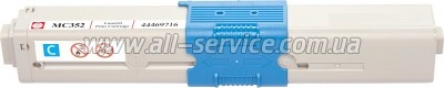 �����-�������� BASF OKI C310/ C330/ C510/ C530 ������ 44469716 Cyan (BASF-KT-MC352-44469716)