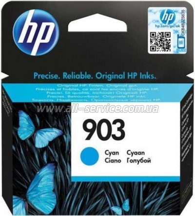  HP 903 OfficeJet Pro 6950 / 6960 / 6970 Cyan (T6L87AE)