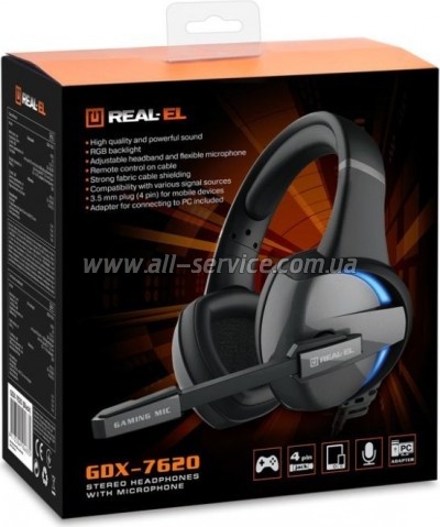  REAL-EL GDX-7620 Black