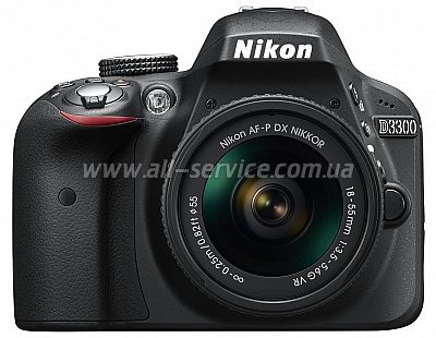   Nikon D3300 + AF-P 18-55VR KIT (VBA390K008)