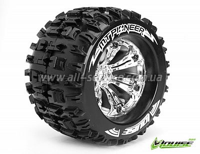 Колеса Louise Monster 1/8 MT-PIONEER вылет 1/2 хром 2шт (L-T3218CH) Колеса Louise Monster 1/8 MT-PIONEER вылет 1/2 хром 2шт (L-T3218CH)
