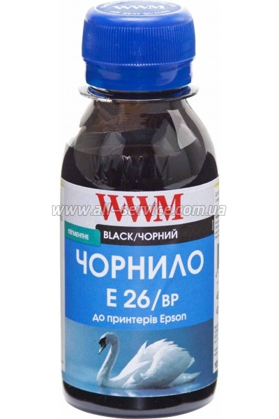 Чернила WWM для Epson Expression Premium XP-600 / XP-605 / XP-700 100г Black Пигментные (E26/BP-2) Чернила WWM для Epson Expression Premium XP-600 / XP-605 / XP-700 100г Black Пигментные (E26/BP-2)