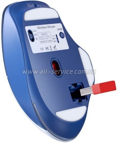  Defender Tisa GM-126 LED Wireless/Bluetooth White/Blue (52126)