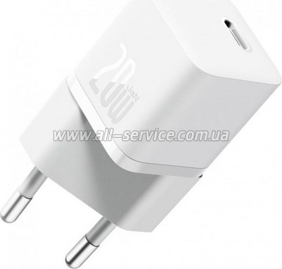 �������� ������� Baseus GaN5 USB-C 20W white (CCGN050102)