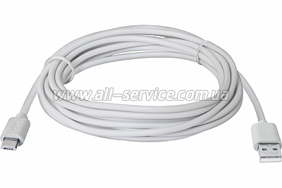  DEFENDER USB08-10BH USB(AM)-MicroBM white 3m (87468)