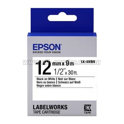  Epson LK4WBN Standard Black/White (C53S654021)
