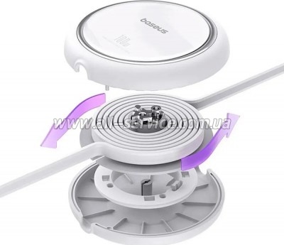 ���� ������ USB-C to USB-C 1.0m 100W white Baseus (P10364500211-00)