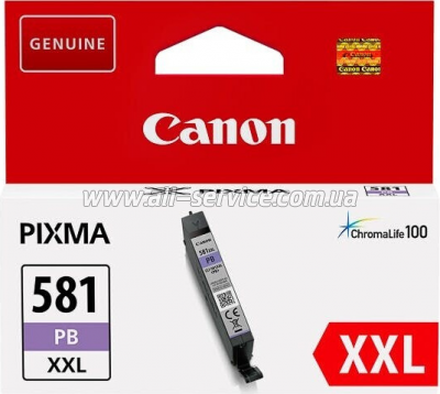  Canon CLI-581XXL Pixma TS-8300/ TS-9100 photo Blue (1999C001)