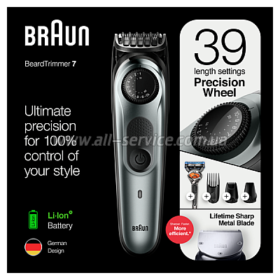    Braun BeardTrimmer BT7220