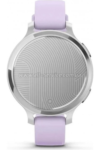 �����-���� Garmin Lily 2 Active, Silver/Jasmine Purple, Silicone, (010-02891-01)