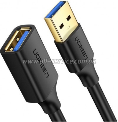 ���� ������ USB 3.0 AM/AF 3.0m US129 Black Ugreen (30127)