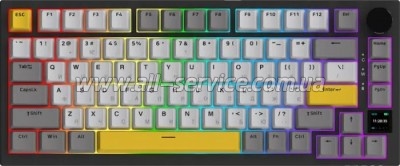  Ajazz AK820 Pro Flying Fish Switch Black RGB USB/Wireless/Bluetooth UA Black (AK820PRO-FF-BGY)