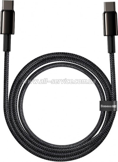 ���� ������ USB-C to USB-C 2.0m 100W black Baseus (CATWJ-A01)