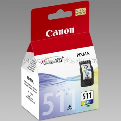 �������� Canon CL-511 Color Pixma MP270/ MP250/ MP260/ MX350/ MX340/ MP240/ MP280/ MX410/ MX320/ MP490/ MX420/ MP495/ MP260/ MX360/ MX330/ iP2700 (2972B001/ 2972B007/ 2981B007/ 29720001)