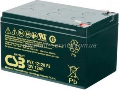 ������� � ��� CSB EVX12120, 12V 12Ah (EVX12120)