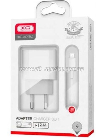 �������� ������� XO L97 USB - MicroUSB White (XO-L97-MC)