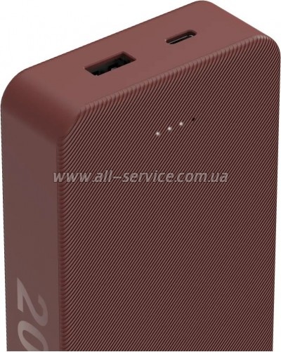   Hama 20000mAh, 15W/ 5V/ 3A, USB-C, USB-A, red (00201717)