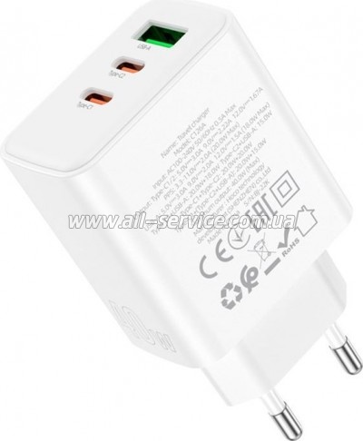 �������� ������� HOCO C126A Pure White (6931474798725)